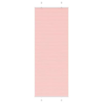Pliss rolgordijn 80x200 cm stofbreedte 79,4 cm polyester roze
