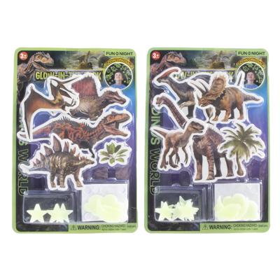 Glow in the dark stickers dino 26-delig