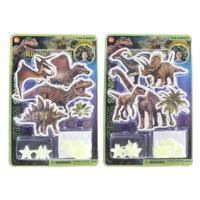 Glow in the dark stickers dino 26-delig - thumbnail
