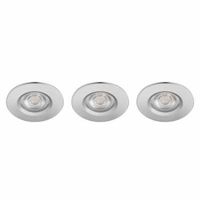 Philips Led inbouwspotsDive (3x) 3x5w - 2700K - 8,5cm chroom - 78965700