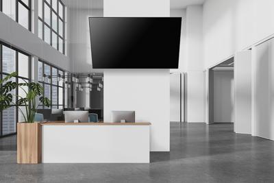 Neomounts WL35-750BL18 TV-beugel 109,2 cm (43) - 248,9 cm (98) In hoogte verstelbaar, Kantelbaar