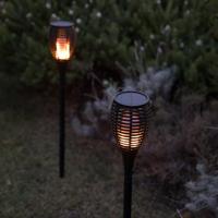 LUMI GARDEN Maity Sun zaklamp op zonne-energie - Vlameffect - LED - H 80 cm - Warm wit - thumbnail