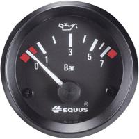 Equus 842095 Inbouwmeter (auto) Oliedrukweergave Meetbereik 0 - 7 bar Standart Geel, Rood, Groen 52 mm - thumbnail