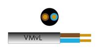 Enzo kabel vmvs rond 2x0,75 qmm kleur zwart - 1227120 - thumbnail