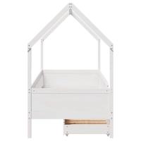 Kinderbedframe met lades 80x200 cm massief grenenhout - thumbnail