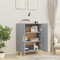 Dressoir 70x34x90 cm bewerkt hout grijs sonoma eikenkleurig - thumbnail