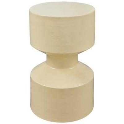 WOOOD Bijzettafel 'Hidde' 30cm, kleur Geel