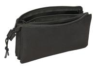 Pennenetui met 3 vakken Atlético Madrid Zwart 22 x 12 x 3 cm - thumbnail