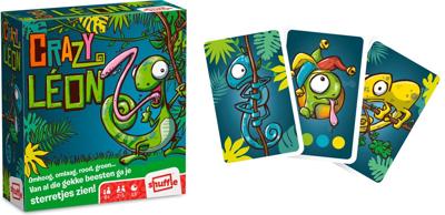 Shuffle kaartspel Crazy Leon junior karton 55 kaarten