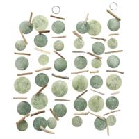 Boltze Home Guirlande capiz fine 180cm groen - thumbnail