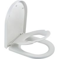 Saqu Touch Double toiletbril met kinderzitje, softclose en quickrelease 33,1x45,4 x4,7cm wit - thumbnail