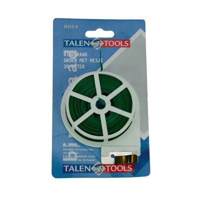 BINDDRAAD GROEN MET MESJE 30M BINDDRAAD GROEN MET MESJE 30M