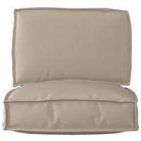 Pallet Kussen Set 2 pcs Taupe 60 x 60 x 12 cm Oxford stof - thumbnail