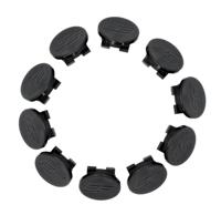 Eurofender Anp spatd stanghouder ef pvc zw ds a 10 - thumbnail