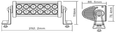 Berger & Schröter Werkschijnwerper 12 V, 24 V 36 W 20196 Nabijgebied belichting (b x h x d) 252 x 115 x 85 mm 2300 lm 6000 K