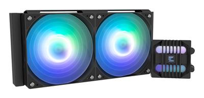 ZALMAN Alpha2 SE A24 - ZM-ALPHA2SEA24BK - Waterkoeling AIO - 2x 120 mm ARGB-ventilatoren - Zwart