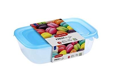 Curver set fresh & go vershouddozen rechthoekig 0.5 + 1 + 2 liter
