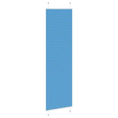 VidaXL Plissé rolgordijn 65x200 cm stofbreedte 64,4 cm polyester blauw VidaXL Plissé rolgordijn 65x200 cm stofbreedte 64,4 cm polyester blauw