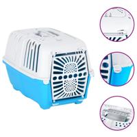 VidaXL Reismand 48x31,5x33 cm polypropeen wit en blauw - thumbnail