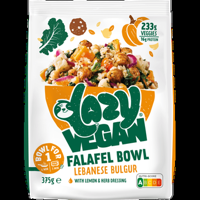 Lazy Vegan Falafel Bowl Lebanese Bulgur 375g bij Jumbo - thumbnail
