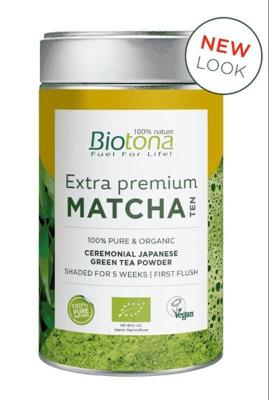 Biotona Extra premium matcha tea poeder bio 80 Gram