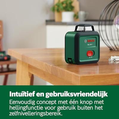 BOSCH PLL 360-1 lijnlaser - Inclusief gebruikershandleiding, beschermhoes en batterijen