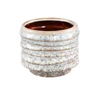 PTMD bloempot hindouy crème 14 cm | 18 stuks - thumbnail