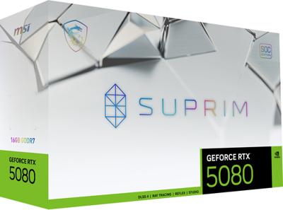 Grafische kaart MSI 912-V531-009 GEFORCE RTX 5080 16 GB - thumbnail