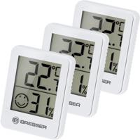 BRESSER ClimaTemp Hygro Indicator Set van 3 Thermo-/Hygrometers (wit) - thumbnail