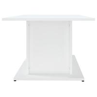 Salontafel 102x55,5x40 cm spaanplaat wit - thumbnail