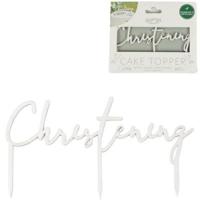Ginger Ray taart topper christening 16 cm | 20 stuks - thumbnail
