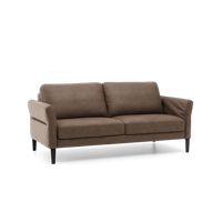 Relaxbank 3-Zits T-505 Donkerbruin Stof - thumbnail