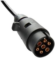 ProPlus spiraalkabel met 2x7-pins stekker 3 m - thumbnail