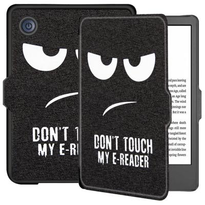 Lunso - Kobo Clara 2E hoes (6 inch) - sleep cover - Don't Touch Lunso - Kobo Clara 2E hoes (6 inch) - sleep cover - Don't Touch