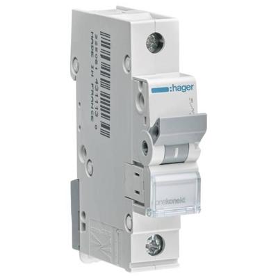 Hager MCN125 Zekeringautomaat 1-polig 25 A 400 V Hager MCN125 Zekeringautomaat 1-polig 25 A 400 V