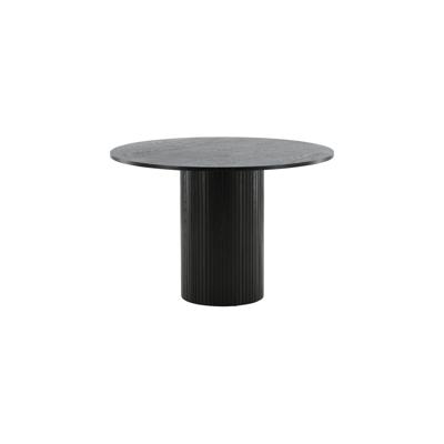 Nohr Ronde Eettafel 'Fionna' MDF 110cm, kleur Zwart