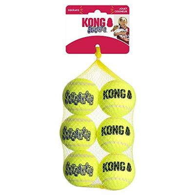 Kong - Squeakair 6 tennisballen multipack - 1 stuk