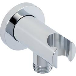 Ben Sela muuraansluitbocht met handdouchehouder chroom