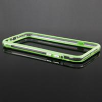 Transparent Plastic + TPU Bumper Frame Case for iPhone 6 Plus & 6S Plus(Green) - thumbnail