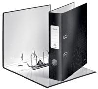 Ordner Leitz Wow 180° gelamineerd 80mm A4 zwart | 10 stuks - thumbnail