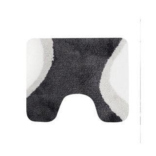 Dutch House Metz Toiletmat 60x50 cm Grijs/Wit Dutch House Metz Toiletmat 60x50 cm Grijs/Wit
