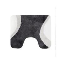 Dutch House Metz Toiletmat 60x50 cm Grijs/Wit - thumbnail