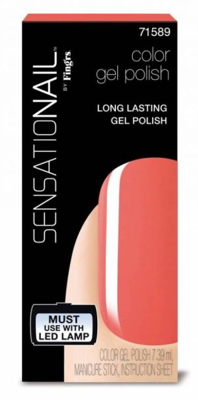 Sensationail gelnagellak - coral sunset