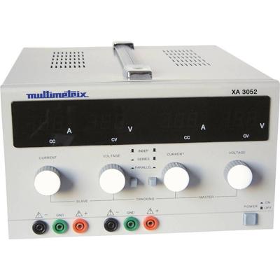 Multimetrix XA 3052 Labvoeding, regelbaar 0 - 30 0 mA - 5 A OVP Aantal uitgangen: 2 x