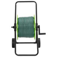 VidaXL Slanghaspelkar en slangkoppelset 0,75" staand 30 m pvc groen - thumbnail