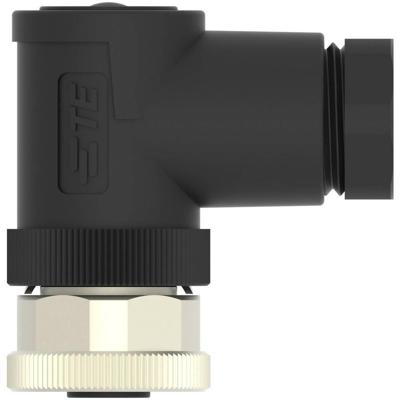 TE Connectivity T4112002031-000 Sensor/actuator connector, niet geassembleerd M12 Aantal polen (sensoren): 3 Bus, haaks 1 stuk(s)