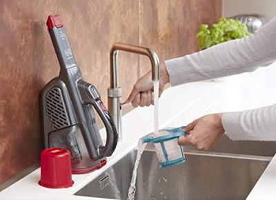 Black & Decker BHHV315J-QW handstofzuiger Zwart, Rood Zakloos - thumbnail