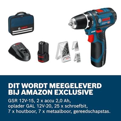 Bosch prof schroefboormachine gsr 12v-15