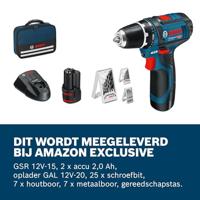 Bosch prof schroefboormachine gsr 12v-15 - thumbnail