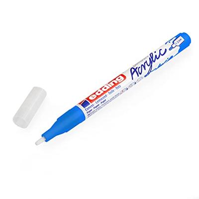 Acrylmarker edding e-5300 fijn gentiaanblauw | 10 stuks Acrylmarker edding e-5300 fijn gentiaanblauw | 10 stuks